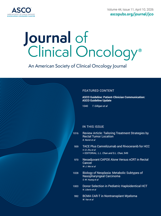 Journal of Clinical Oncology cover
