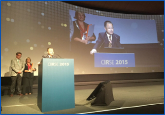 CIRSE 2015 Distinguished Fellow award